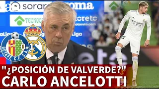 GETAFE 0 - REAL MADRID 1 | La RESPUESTA de ANCELOTTI sobre la POSICIÓN de VALVERDE | AS