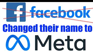 Facebook Changed Their Name To Meta - Short for Metaverse | Why Did They Really Change Their Name?