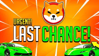 SHIBA INU COIN LAST CHANCE!!! 99% HOLDERS WILL MISS THIS MAJOR EVENT! - SHIB Price Prediction