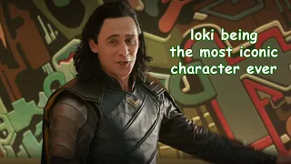 Loki being a iconic for 3 minutes straight