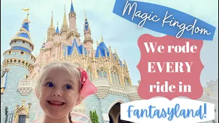 We did EVERY ride in Fantasyland @ MAGIC KINGDOM | Walt Disney World Resort Orlando 2022 4K