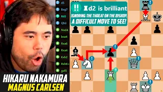 Blitz Brilliance: Hikaru Nakamura's Sacrifice Shocks Magnus Carlsen in Titled Tuesday 2023