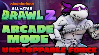 Nickelodeon All-Star Brawl 2 | Arcade Mode: Donatello (Unstoppable Force)