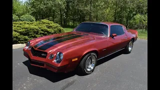 Numbers Matching, 350 powered 1978 Chevrolet Camaro LT Test Drive