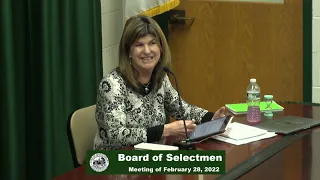 Board of Selectmen 2/28/2022