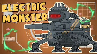 KV-6 VS Electric Monster  - Cartoons about tanks1