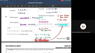 Lecture 1:  Chapter 3.1 Arithmetic Progression | Mathematics SM015