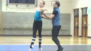 Wendy Whelan and Tyler Angle rehearse new Wheeldon piece