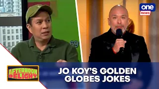 Alex Calleja shares his take on Jo Koy’s Golden Globes hosting stint