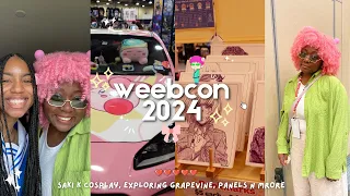 weebcon 2024 🎏⋆౨ৎ˚⟡˖ ࣪[vlog] | first anime convention, panels, artist alley, cosplays, n more ⭐︎