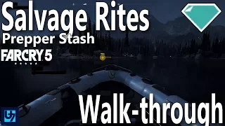 Far Cry 5 - Salvage Rites Prepper Stash Walk-through, Salvage Camp (Jacob's Region) 4K