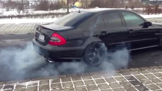 Mercedes e55 amg Väth 517ps burnout sound mec accleration