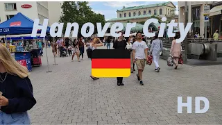 Hanover City Walk in 2021 (Germany) - Walking tour at Hanover Hbf and Kropcke