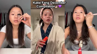 Katie Fang December GRWM Tiktok Compilation💄2023