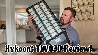 My Honest Review of The Hykoont TW030 Solar Street Light!! Unboxing and More!