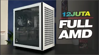 @443 RAKIT PC AMD 12jt rata KANAN di 2K & FHD  | Ft deepcool CH370