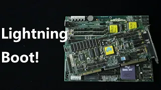This Strange 486 Motherboard Boots Amazingly Fast!
