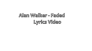 Faded - Alan Walker feat. Iselin Solheim- Faded lyrics video