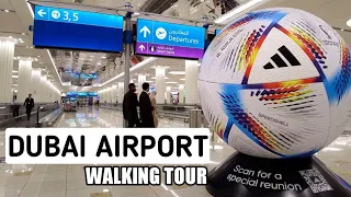 Dubai Airport (DXB) Walking Tour | United Arab Emirates 🇦🇪