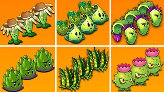 PvZ 2 6 Super Plants Battlez  - Who Will Win ?  PvZ 2 Plant Vs Plant