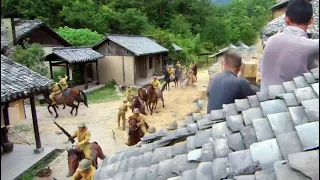 Anti-Japanese Film|Japanese troops sweep through the village,but masters ambush and annihilate them