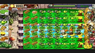 Plants vs Zombies. Survival: Pool - Walkthrough