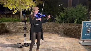 Kalinka Performing Adele, Set Fire To The Rain On Electric Violin 11/18/22