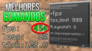 Os MELHORES COMANDOS para AUMENTAR o FPS no CS:GO!