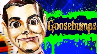 GOOSEBUMPS Learn How To Draw SLAPPY THE DUMMY. SPEED DRAWING