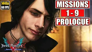Devil May Cry 5 Gameplay Walkthrough [Full Game PC - Prologue - Missions 1 2 3 4 5 6 7 8 9]