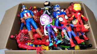 HULK VS CAPTAIN AMERICA VS IRONMAN VS THOR VS SPIDERMAN VS BLACK PANTHER SUPERHERO AVENGERS UNBOXING