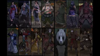 Shinobido 2 Revenge of Zen - All Characters