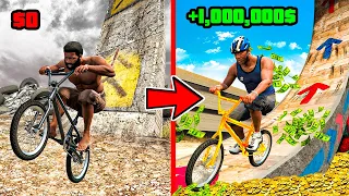 PASO de PILOTO de BMX POBRE a MILLONARIO en GTA 5!