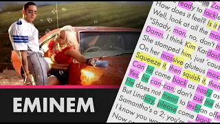 Eminem on We Made You - First verse - Lyrics, Rhymes Highlighted (261)