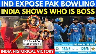 INDIA Shows Who is Boss | IND🇮🇳 "Exposed" PAK🇵🇰 Batting 😭| Biggest Ever Defeat For PAK