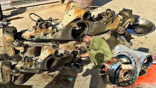 Volvo Excavator Crownwheel bearing Changing Process | How Mechanics Replace Wheel Bearing