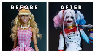 Transforming BARBIE into HARLEY QUINN