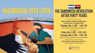 Nicaragua 1979 - 2019: The Sandinista Revolution After 40 Years - Panel 3 (English)