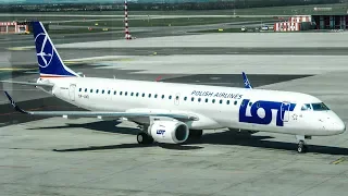TRIP REPORT | LOT Polish Airlines | Embraer ERJ-195 | Prague -  Warsaw | Economy Class