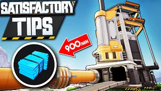 300 Crude Oil ➤ 900 RUBBER or PLASTIC! - Satisfactory Refinery Setup Tutorial Guide