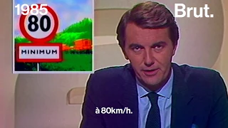 En 1985, la limitation à 80km/h minimum sur autoroute