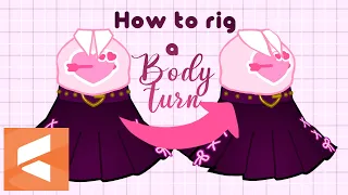 How to rig a Gacha body turn - Live2d tutorial