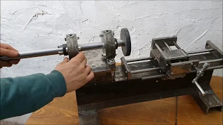 Budowa tokarki Homemade mini lathe part 4