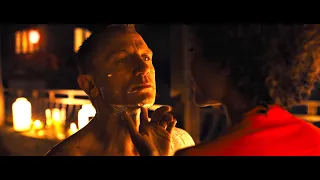 Skyfall (2012) - Moneypenny Shaves 007 Scene