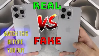 Real VS Fake: Goophone 15 Pro VS iPhone 15 Pro Max: SCARY CLONE, Watch This Before You Buy An iPhone