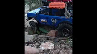 Traxxas Trx4M Bronco trail testing Injora upgrades