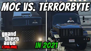 Millionen machen mit MOC oder Terrorbyte? Was zuerst kaufen? | GTA Online Vergleich in 2021