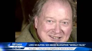 Lord McAlpine: sex abuse allegation "wholly false"