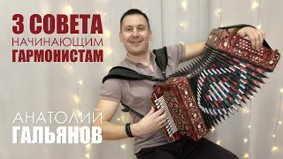 3 СОВЕТА НАЧИНАЮЩИМ ГАРМОНИСТАМ!!!