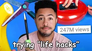 Trying 5-Minute Crafts's Awful Life Hacks